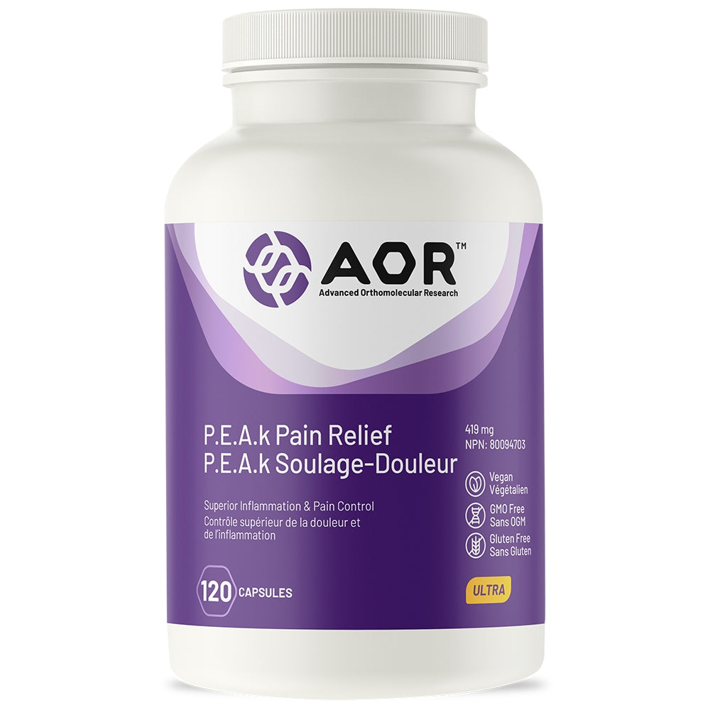 AOR: P.E.A.k Pain Relief 120caps