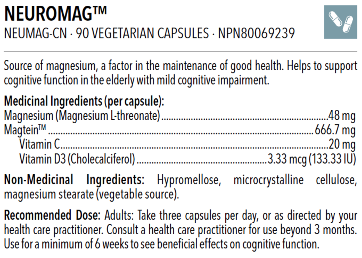 Designs for Health: NeuroMag 90 caps