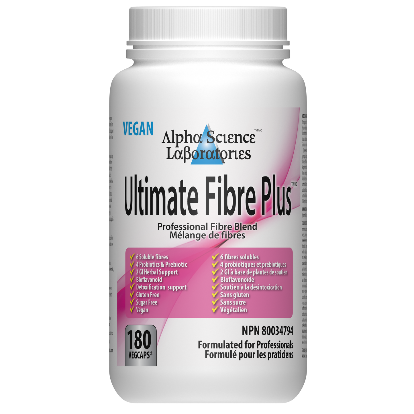 Alpha Science Laboratories: Ultimate Fibre Plus (180caps)