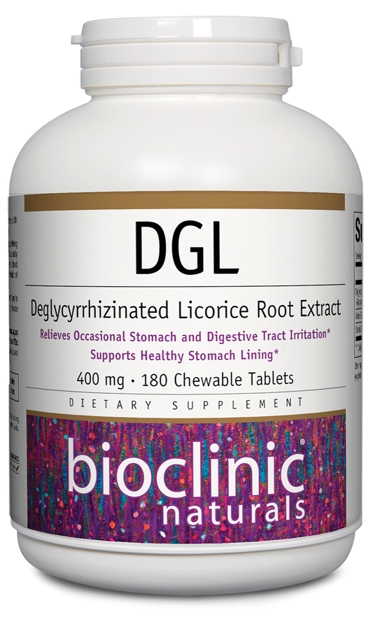 BioClinic: DGL 180 Chewable Tablets